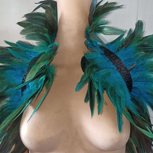 Feather shrug shawl - shrug,