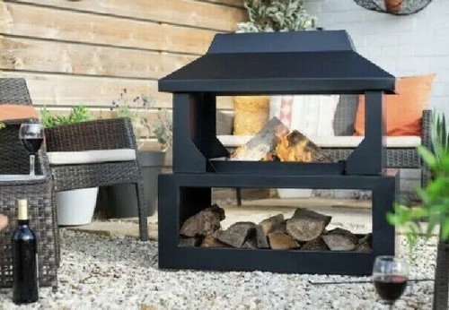 Hacienda outdoor fireplace - outdoor,