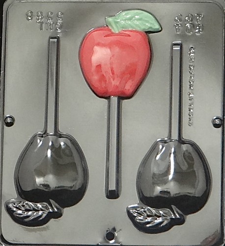 Apple lollipop chocolate candy - apple,