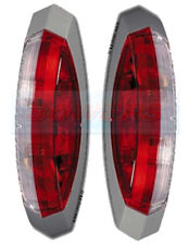 PAIR OF HELLA RED AND WHITE CLEAR SIDE END MARKER LAMPS LIGHTS CARAVAN MOTORHOME