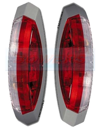 Pair hella red and white - pair, of