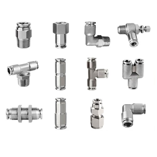 Pneumatic push fittings - in,