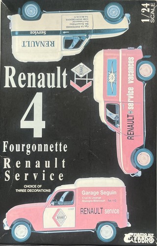 Rare ebbro renault 4 - rare, 1/24