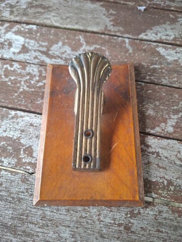 Vintage clam brass shell paper - brass,