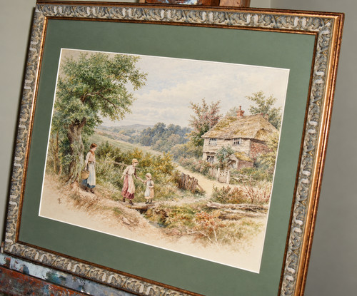 Original victorian watercolour - original,