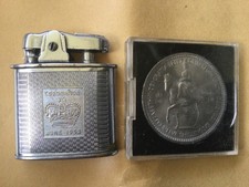 Rare Vintage Queen Elizabeth 2 1953 Coronation Commemorative Souvenir Lighter