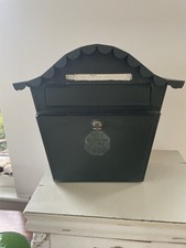 French Wall Mounted Letter Box Metal With Key