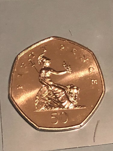 1991 50p britannia old - 50p,