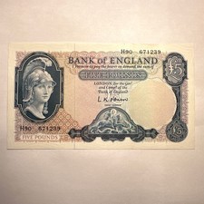 Bank england five pound - bank,