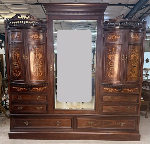 Antique victorian wardrobe - antique,