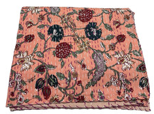 Indian Kantha Quilt Bedspread