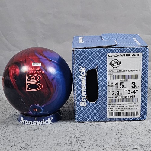 Bowling ball brunswick - bowling, combat