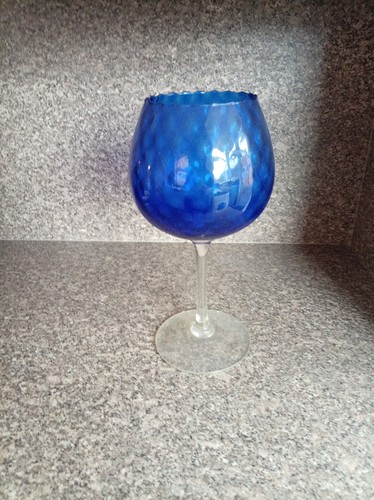 Large blue goblet style - goblet,