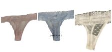 Bride Tribe Lace Thong Ladies Underwear Panties Pink/Blue/White Knickers (S-L)