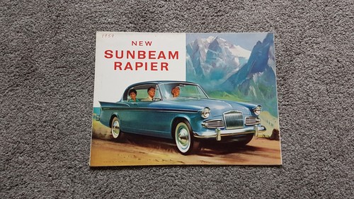 Sunbeam rapier sales brochure - sunbeam,