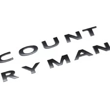 Gloss Black Boot Letters for