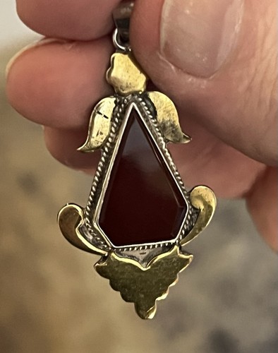 Antique watch fob pendant - or,