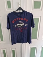 Ford Mustang T-Shirt Xl Navy