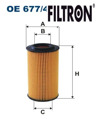 Engine oil filter - engine, 677/4
