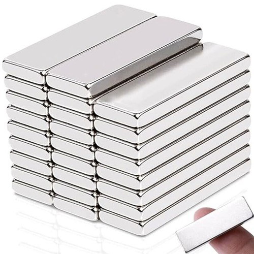 Black bar magnet 60x10x3mm - magnet,
