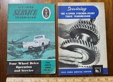Lot 2 vintage booklets Ford