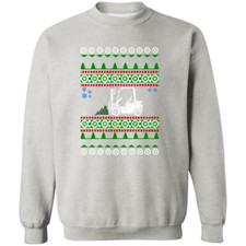 Forklift Driver Operator Ugly Christmas Sweater Sweatshirt