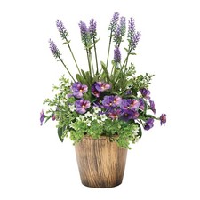 Potted Artificial Lavender