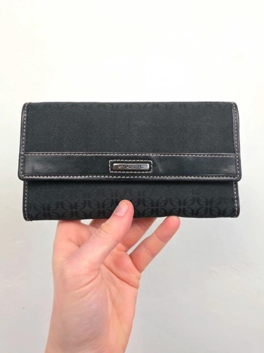 Fossil black monogram - fossil, leather