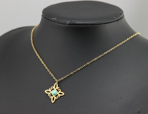 Gold plated witch knot - gold,