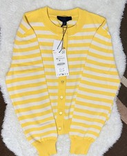 Zara STRIPED KNIT CARDIGAN UK