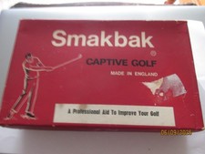 1930s Vintage Smakbak Golf Ball Swing Training Aid Returning Ball