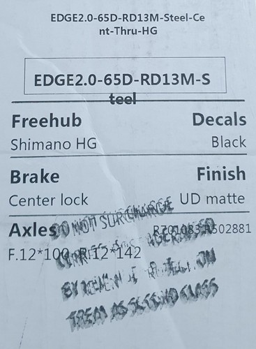 Elite wheelset edge - elite,