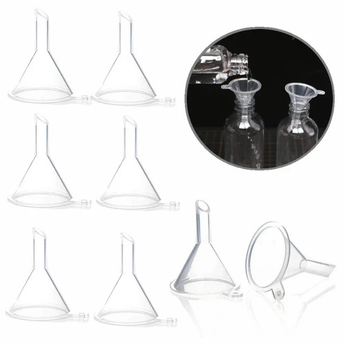 10x mini plastic funnel - mini,