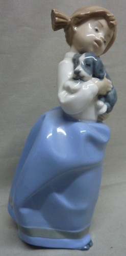 Lladro nao girl with - lladro, "girl