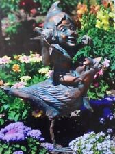 Pixie on Bird Garden Statue