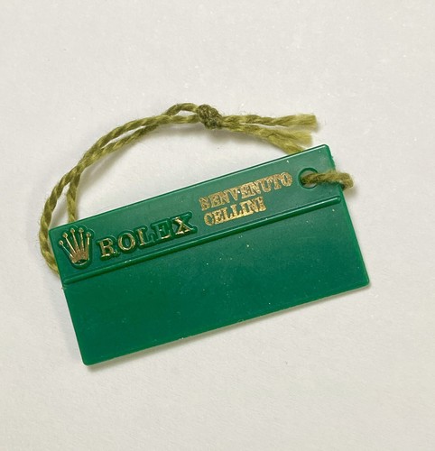 Rolex green tag - tag, hangtag