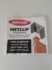 Metpost metclip fence - metpost, clips