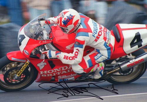 Carl fogarty signed 12x8 - fogarty, photo
