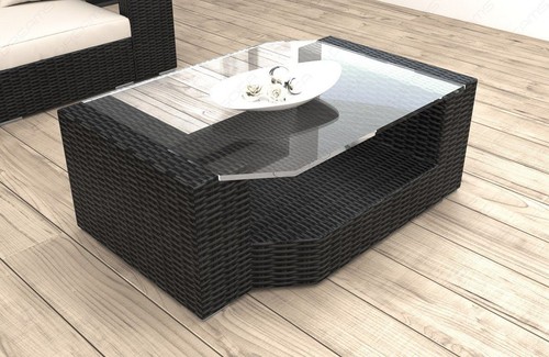 Poly rattan table - poly,