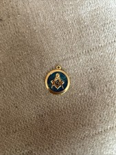 Vintage Masonic Gold Pendant