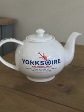 Yorkshire Air Ambulance Collectible Rare “Tea For 2 Million Promotional Tea Pot 