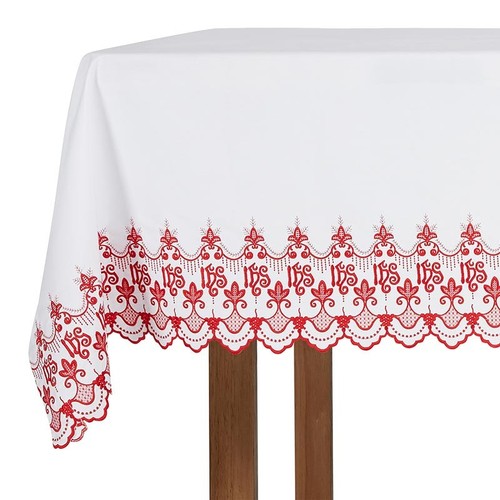 Altar frontal embroidered his - embroidered,