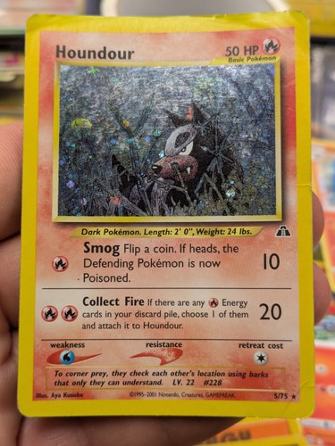 Pokémon tcg houndour - tcg, neo