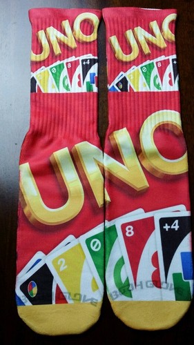 Custom uno socks - uno, gamma