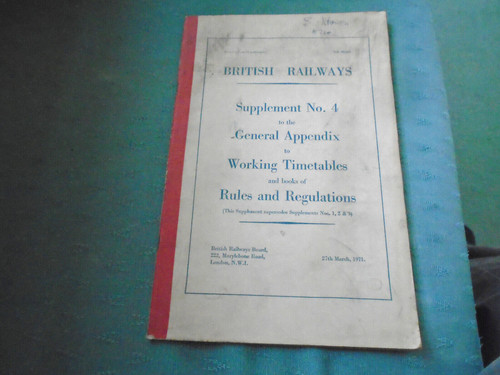 1971 british railways book - 1971,