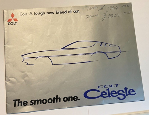 1975 mitsubishi colt - mitsubishi, celeste