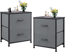 Nightstand Set of 2 with 2