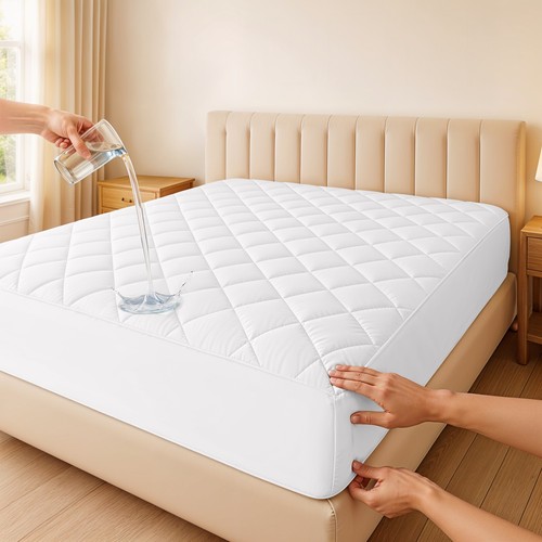 Quilted mattress pad - quilted,