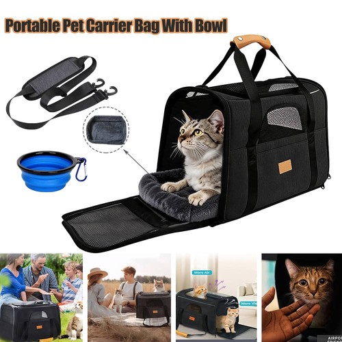 Soft sided pet carrier bag - pet,