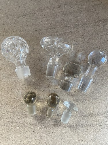 Job lot vintage cut glass - of,
